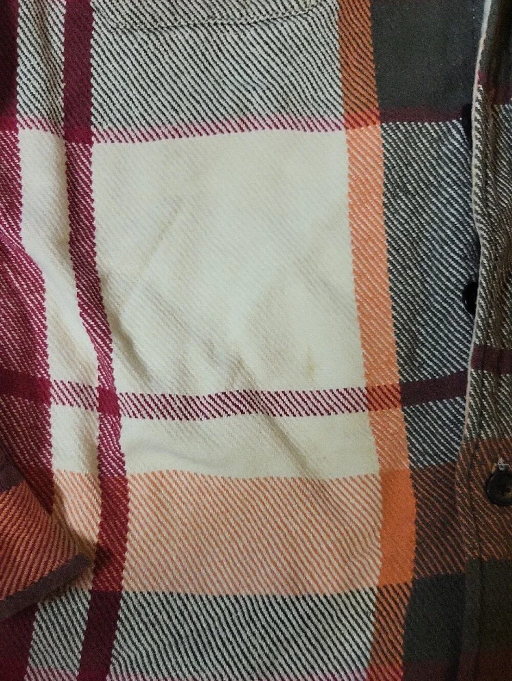 Element Plaid Shacket in Cream, Rust & Black